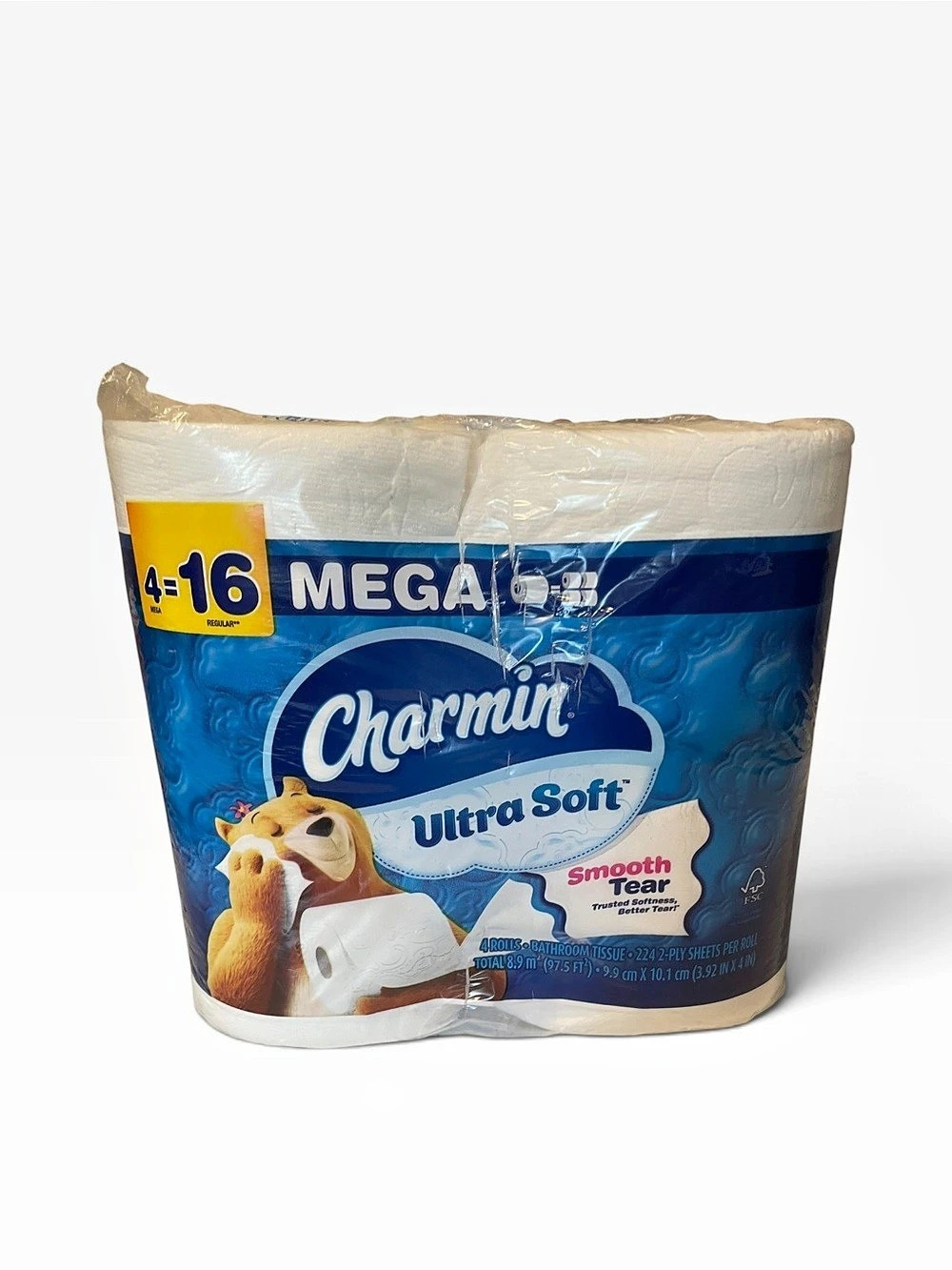 Charmin Ultra Soft Mega Roll Toilet Paper 4 Mega Rolls NWT